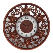 Часы настенные декоративные ( с зеркальным элементом), L50 W5 H50см