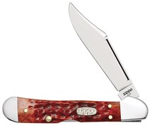 Нож перочинный Зиппо (Zippo) Chestnut Bone Standard Jigged Mini Copperlock, 92 мм 50538 +  Зажигалка Зиппо (Zippo) 207