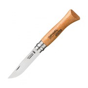 Нож Опинель (Opinel) №6, углеродистая сталь, рукоять из дерева бука