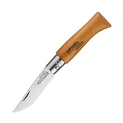 Нож Опинель (Opinel) №3, углеродистая сталь, рукоять из дерева бука