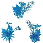 Цветок искусственный, L12 W5 H20 см, 3в. (б/инд.уп)