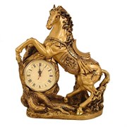 Часы настольные Конь цвет: золото L48W22H55 см