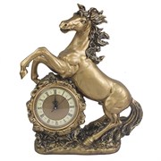 Часы настольные Конь цвет: золото L39W17H51 см