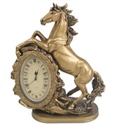 Часы настольные Лошадь цвет: золото L31W15H40 см