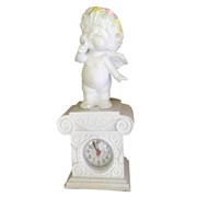 Часы настольные Ангел-I цвет: белый Н25.5 см