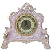 Часы настольные цвет: розовый с золотом L21W6.5H19 см