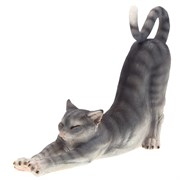 Фигура декоративная Кошка серая L36H33 см.