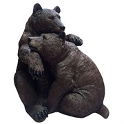 Фигура декоративная Медведи обнимаются L53W32H52 см.