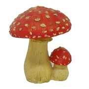 Фигура садовая Мухомор №1L13W13H18 см.