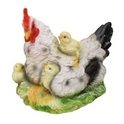 Фигура садовая Курица-наседка L30W20H23 см.