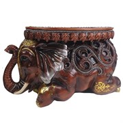 Изделие декоративное Слон цвет: коричневый L55W22H32см