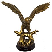 Фигурка декоративная Орел цвет: золото L50W30H45см