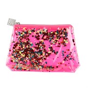 Косметичка Dewal Beauty серия "Модница",розовая  20х5х16см