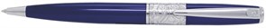 Шариковая ручка Pierre Cardin BARON, цвет - синий металлик. Упаковка В.