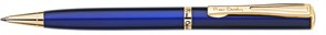 Шариковая ручка Pierre Cardin.ECO,Корпус - латунь. Отделка - синее покрытие металлик.