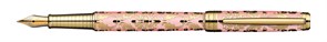 Ручка перьевая Pierre Cardin RENAISSANCE. Цвет - розовый и золотистый. Упаковка В-2.