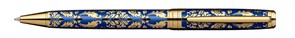 Ручка шариковая Pierre Cardin RENAISSANCE. Цвет - синий и золотистый. Упаковка В-2.