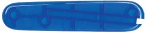 Задняя накладка для ножей VICTORINOX 84 мм, пластиковая, полупрозрачная синяя