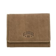 Бумажник женский KLONDIKE «Jane», натуральная кожа в коричневом цвете, 11 х 8,5 х 1,5 см