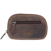 Ключница KLONDIKE Yukon, натуральная кожа в коричневом цвете, 11,5 х 2 х 7,5 см