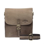 Сумка KLONDIKE «Brad», винтажная кожа в коричневом цвете, 25 х 28 х 7 см