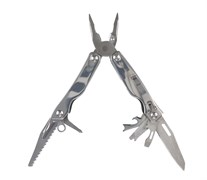 Мультитул Stinger, сталь (серебристый), 11 инструментов, нейлоновый чехол, коробка картон