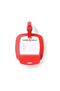 Бирка для багажа SWISSGEAR, красная, ПВХ, 10,5 x 0,4 x 10,5 см