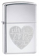 Широкая зажигалка Zippo For The Love 24198