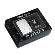 Подарочный набор Zippo зажигалка + значок Playboy 24778