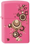 Широкая зажигалка Zippo Polrf dots 24697