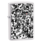 Широкая зажигалка Zippo Broken Glass 24807