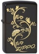 Широкая зажигалка Zippo Zippo Floral 218