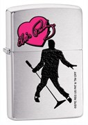 Широкая зажигалка Zippo Elvis 24785