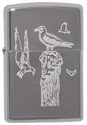 Широкая зажигалка Zippo Birds 255