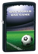 Широкая зажигалка Zippo One World One Game 28301