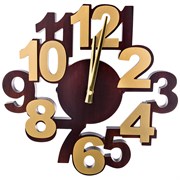 Часы настенные кварцевые "Цифры" D=34 см