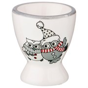 Набор подставок под яйцо из 2  шт коллекция "Совята"  5,6*5,6*6,6 см