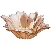 Вазочка/салатник "Luster beauty" amber 17 см  без упаковки