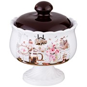 Сахарница "Coffee" 600 мл 13*13*16 см