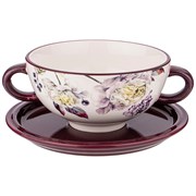 Бульонница "Пурпур" 19*14*7 см / 520 мл