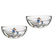 Набор салатников из 2  шт "гуси" D=14 см