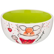 Салатник "Веселого нового года" 14*14*7 см