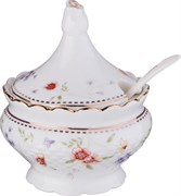 Сахарница с ложкой "Пасадена" 10*10*12,5 см 290 мл