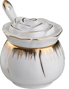 Соусник с ложкой "Цветочная симфония"