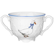 Бульонная чашка рококо "Гуси" 330 мл мал.уп. 6шт без упак