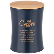 Емкость для сыпучих продуктов agness "Navy style" "кофе" D=11 см H=14 см