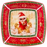 Салатник "Совы" 15,5х15,5х5 см