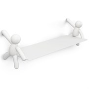 Полка buddy белая