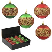 Украшение новогоднее Шар "Сказочный Сатурн", набор из 12 шт, L35 W28 H21 D8 см