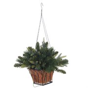 Кашпо хвойное с подсветкой, 35 LEDламп, 92в., L49 W49 H73 см, (3хАА не прилаг.)